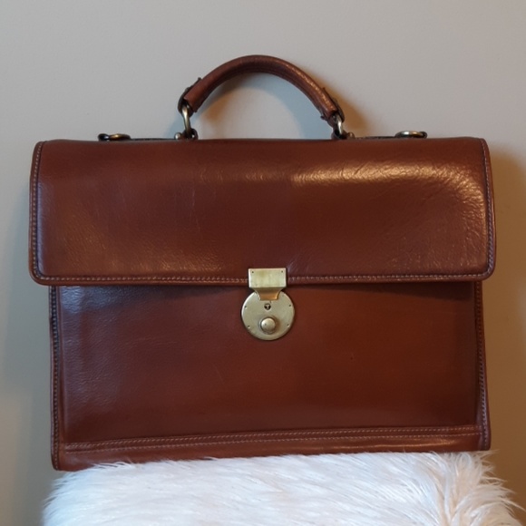 Tumi Other - AUTHENTIC VINTAGE LEATHER TUMI BRIEFCASE